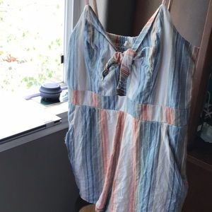 pastel colored romper